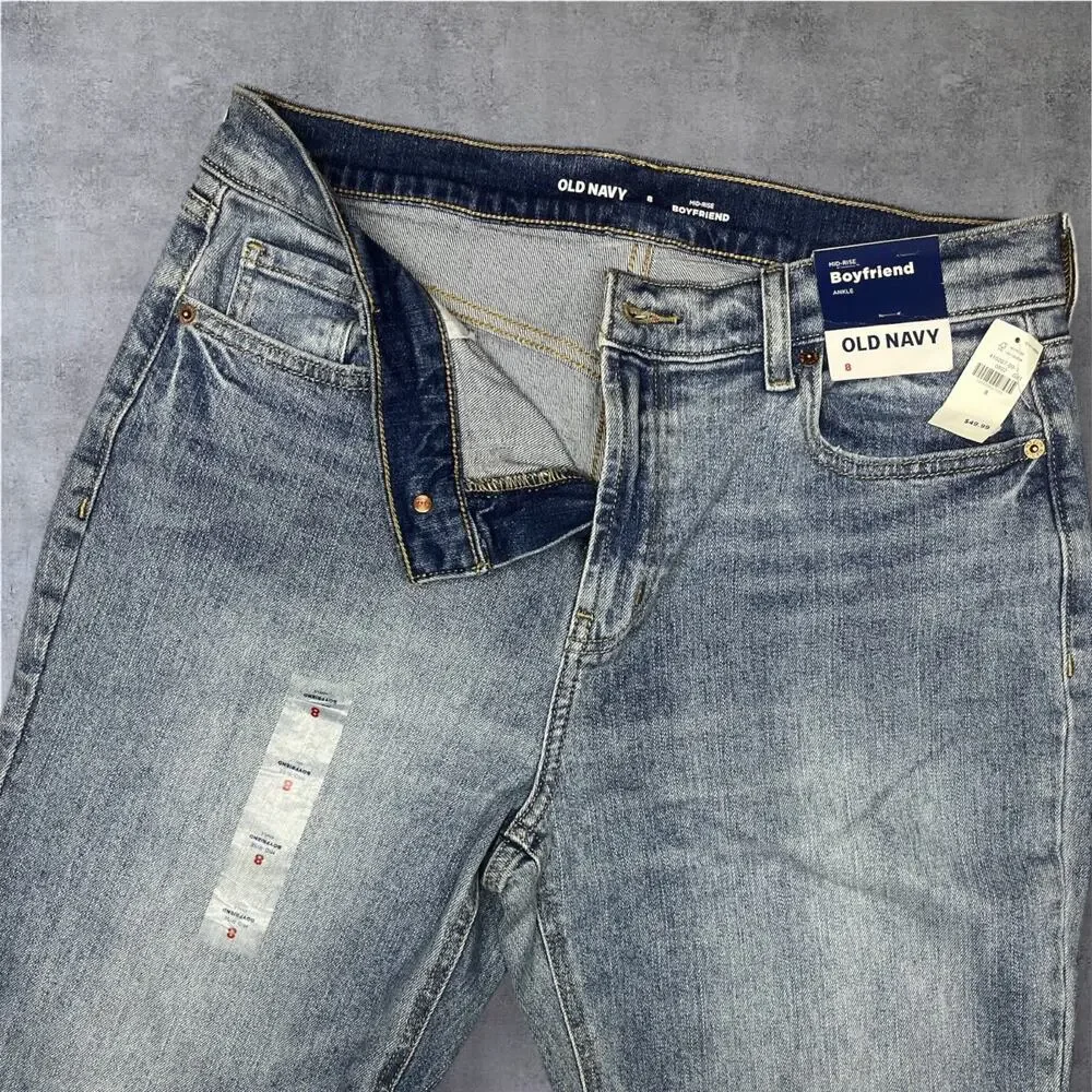 Old Navy Jeans - Womens Size 8 - Bluie - Mid Rise Boyfriend